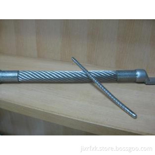 High Tensile 1x37 304 Stainless Steel Wire Rope 6mm For Bas